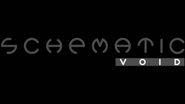 Stylized futuristic font with geometric shapes and block-highlighted text.