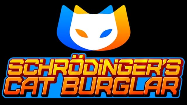 Bold, 3D block font with orange gradient and a stylized cat emblem.