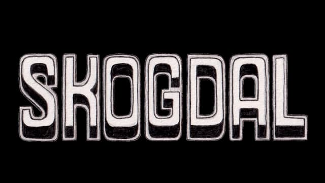 Blocky, 3D-style font with bold outlines and shadow for depth effect.