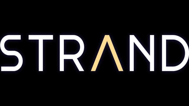 Rounded, modern font with a stylized "A" resembling a yellow triangle.