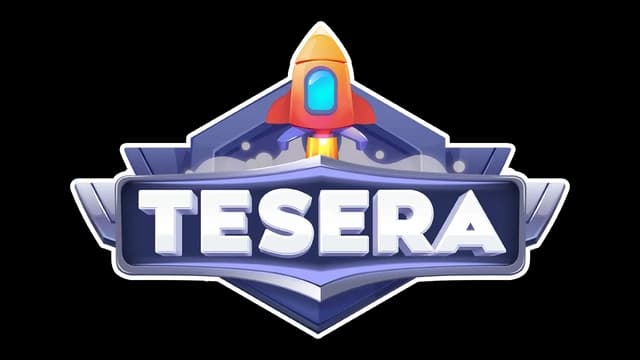 Bold, blocky letters with a vibrant rocket icon above.