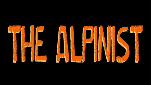 Hand-styled orange letters with rough, sketch-like edges.