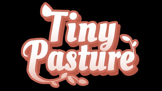 Curved, playful font with leaf accents and light shadow effect.