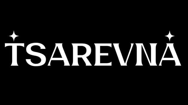 Tsarevna: Elegant serif font with stars above T and A.