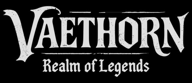 Vaethorn: bold medieval serif with sweeping V, etched edges, double underline.