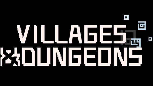 Pixelated font with geometric accents; futuristic and digital vibe.