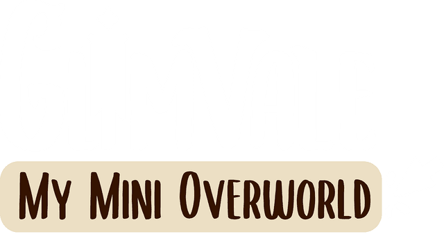 Rounded font with playful curves; "i" replaced by a banner; includes a cursor icon.