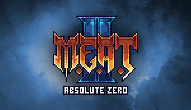 Decorative image featuring a stylized title with a pixelated font against a textured smoky blue background.