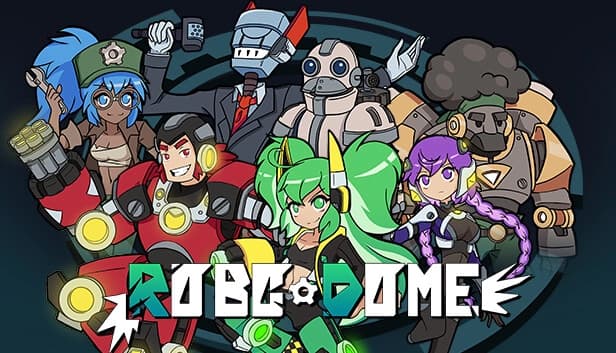 Seven stylized characters in vibrant costumes stand confidently, showcasing a diverse synergy of design.