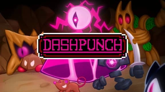 A mysterious, cyclopean entity with glowing purple energy surrounded by diverse, colorful creatures.