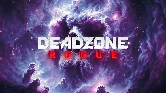 A menacing purple and white cosmic skull formation in space, surrounded by swirling nebula clouds.