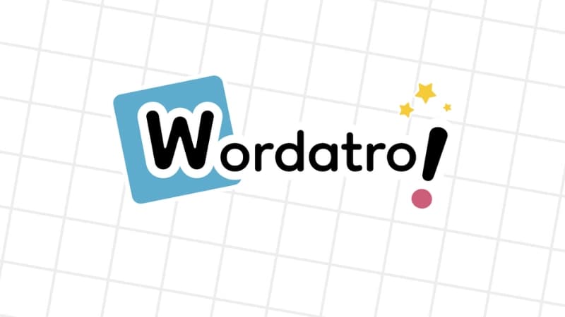 Decorative image featuring a large stylized letter "W" with yellow sparkles against a grid pattern.