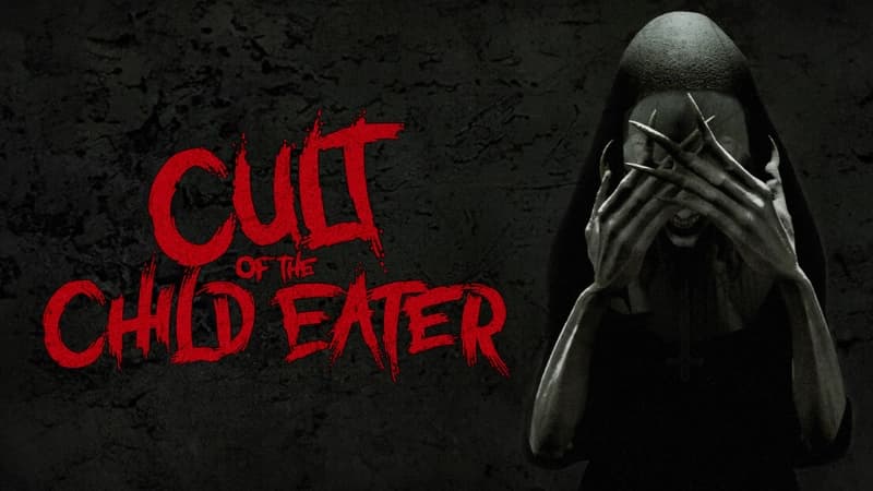 Hooded figure with long, sharp nails and webbed fingers covers their face against a dark, eerie background.