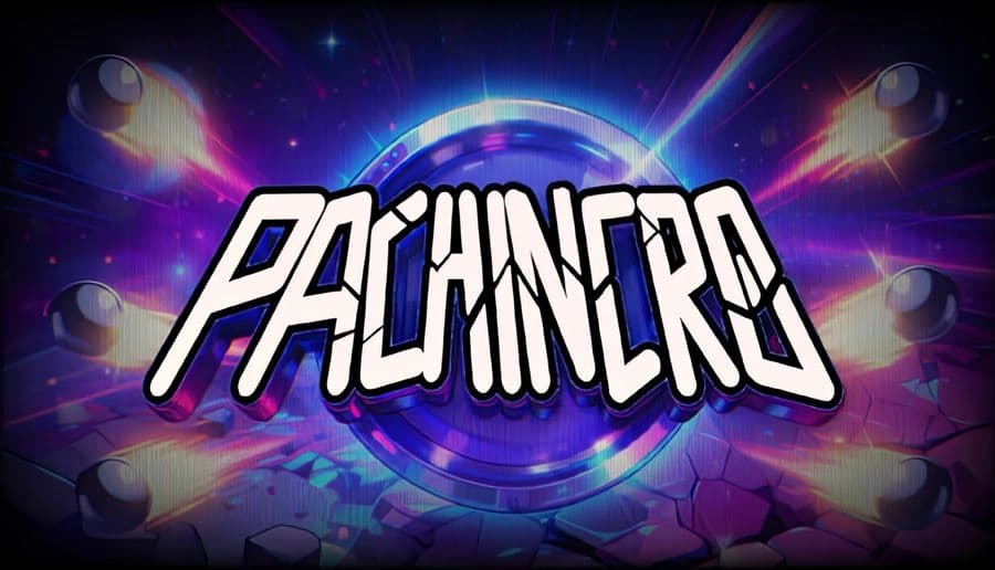 Pachincro: Glowing orbs streak through a vibrant, cosmic background with dynamic energy pulses and radiant light trails.