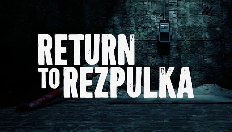 Return to Rezpulka: Dimly lit brick wall with a telephone, surrounded by shadows, hints at a mysterious underground setting.