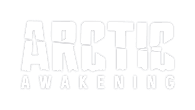 Blocky white text with cracks and bold black outlines, snow-like style.
