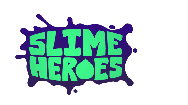 Bold, playful font with wide spacing inside a splatter shape.