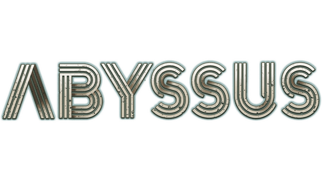 Stylized block letters with layered lines and weathered texture effect.