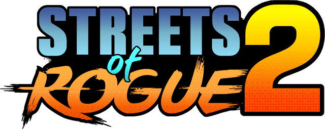 Bold, gradient text with a spray-paint style and subtle texture effects.