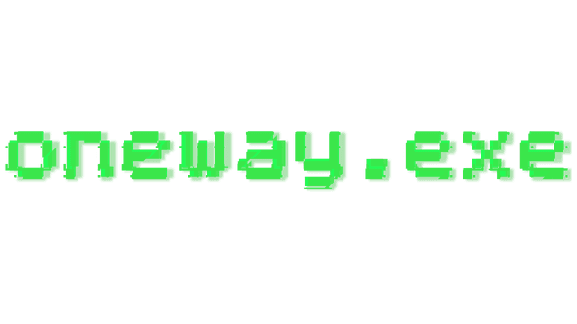 Green pixelated font with slight 3D effect, resembling retro computer text.