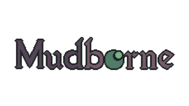 Pixelated font with stylized "o" featuring a green circle detail.