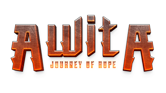 Stylized metallic text with orange heat glow and engraved accents.