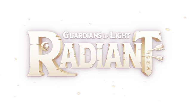Sword-shaped "T" with arrows, bold serif font, subtle glow effect.