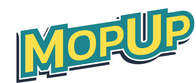 Bold, yellow letters with teal shadows; "Monster" in sketchy white text.