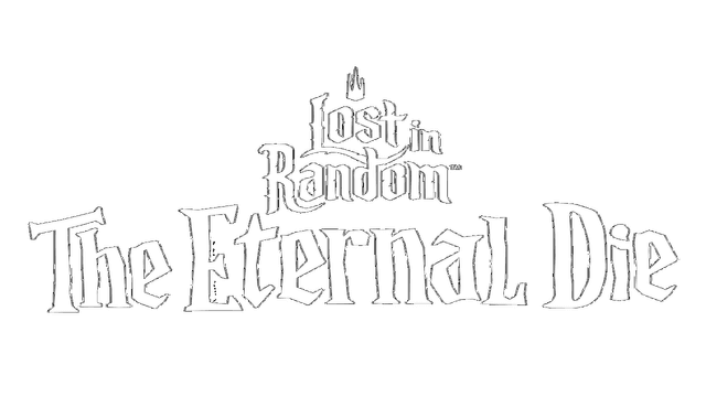 Gothic font with angular serifs, whimsical swirls, and crown accent.