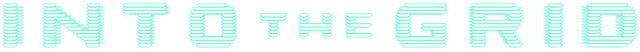 Text with L.E.D panel texture and blocky font, featuring neon green edges.