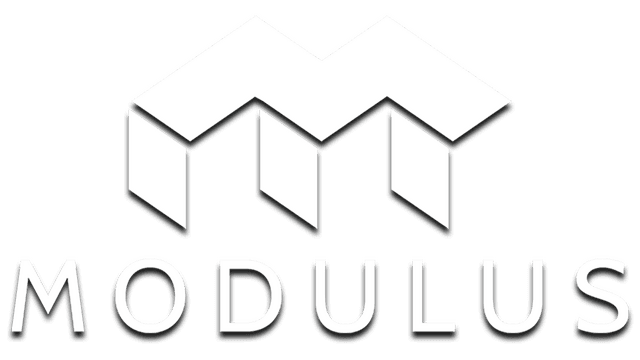 3D geometric "M" above bold letters with wide spacing, sleek and modern.