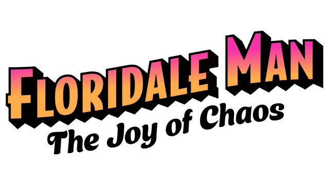 Stylized gradient text with tilted perspective and bold, angular letters.