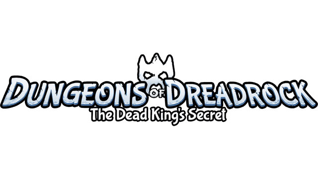 Stylized, blocky text with a skull icon; words appear icy with shadow effects.