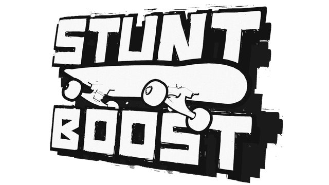 Bold, blocky white text with skateboard silhouette and grunge accents.
