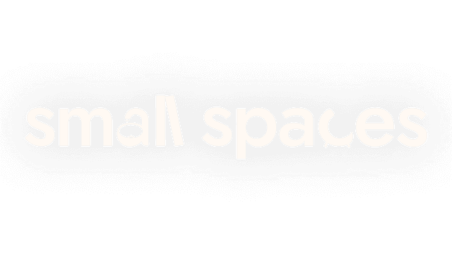 Playful lowercase font in shape of furniture and wide spacing.