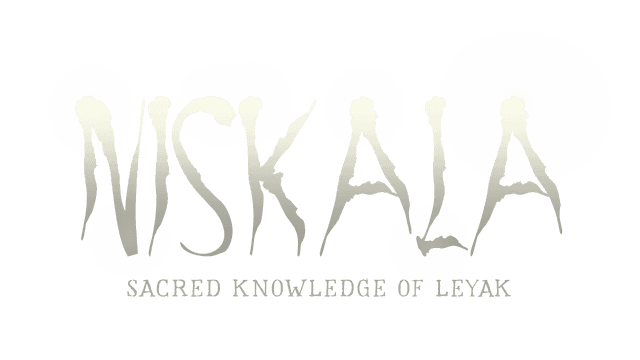 Dark, jagged font with organic, twisting extensions; glowing tips.