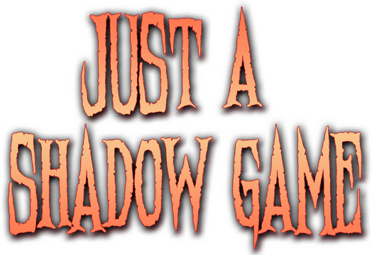 Gothic, jagged font with shadow-like extensions on letters.