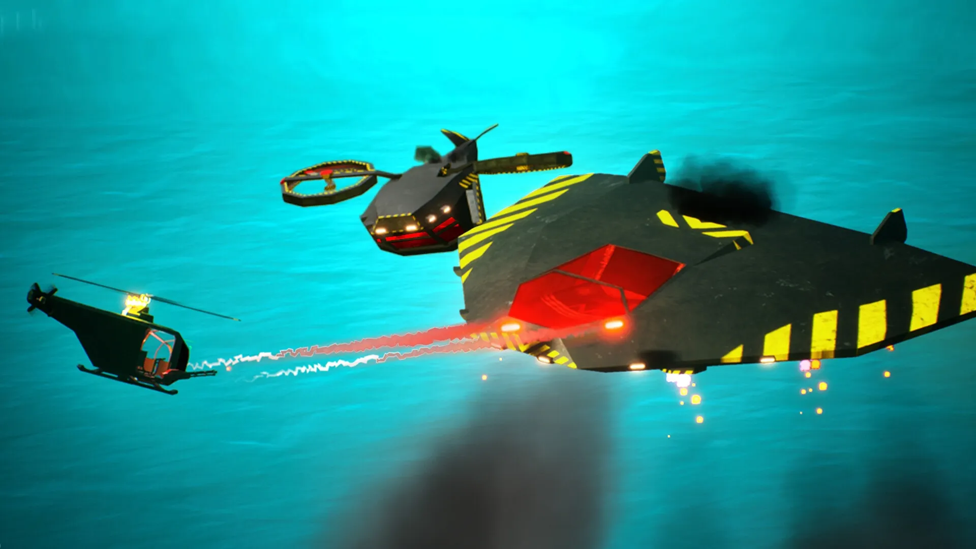 EVAC: Screenshot showing game interface and gameplay elements