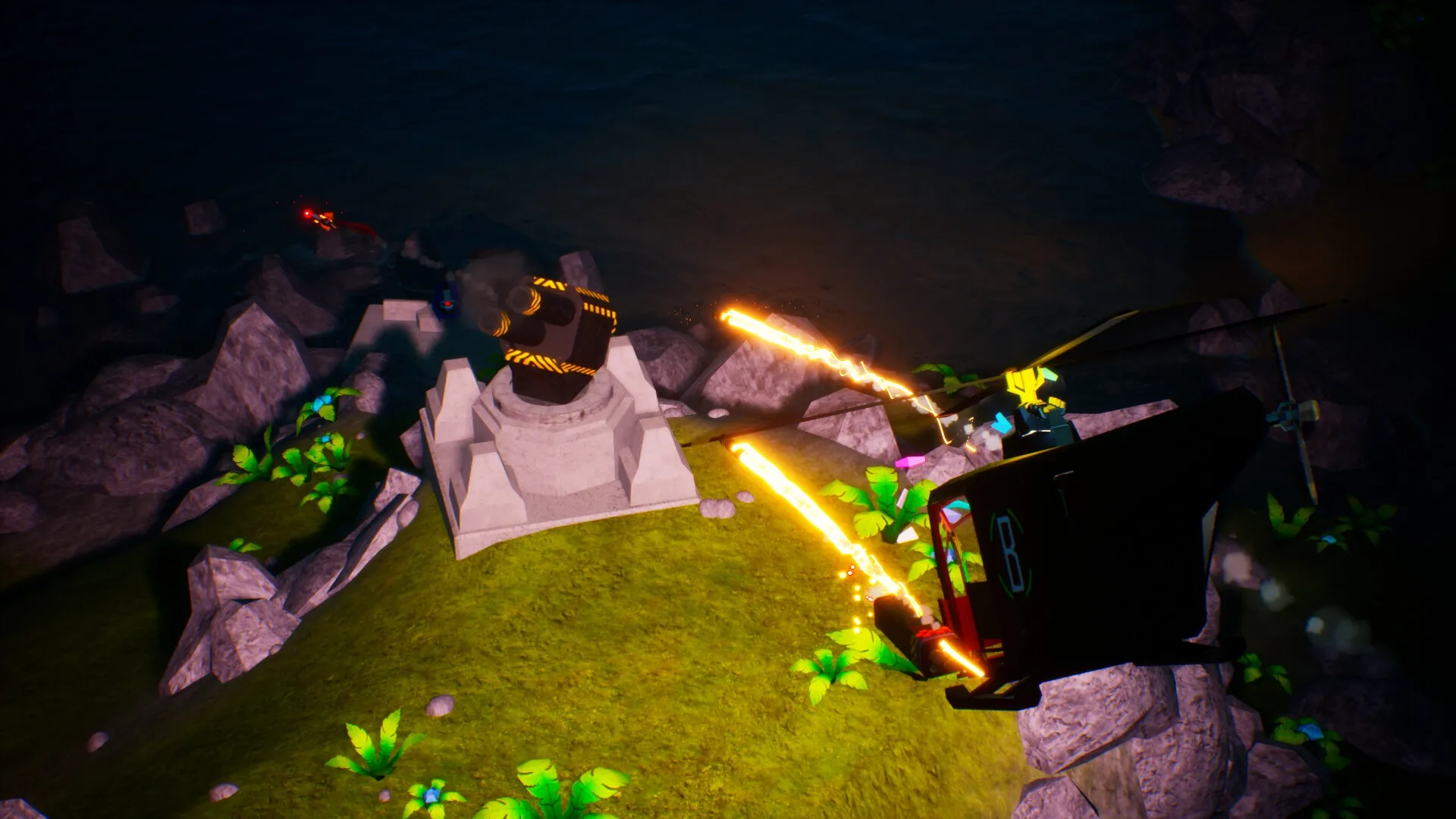 EVAC: Screenshot showing game interface and gameplay elements
