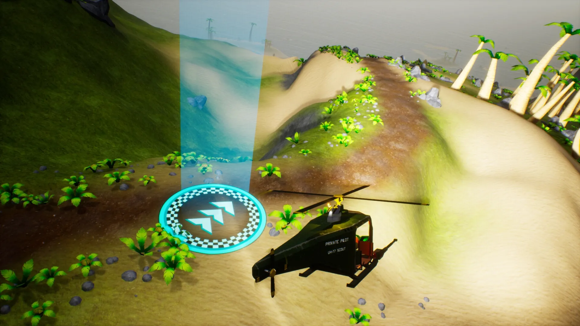 EVAC: Screenshot showing game interface and gameplay elements
