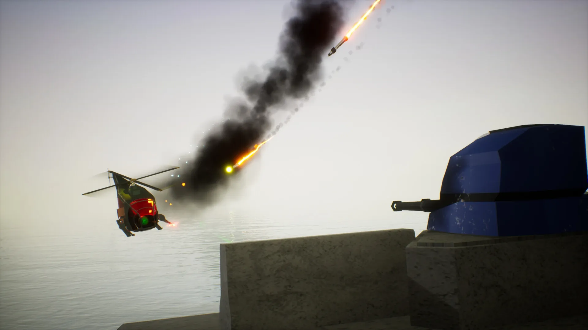 EVAC: Screenshot showing game interface and gameplay elements