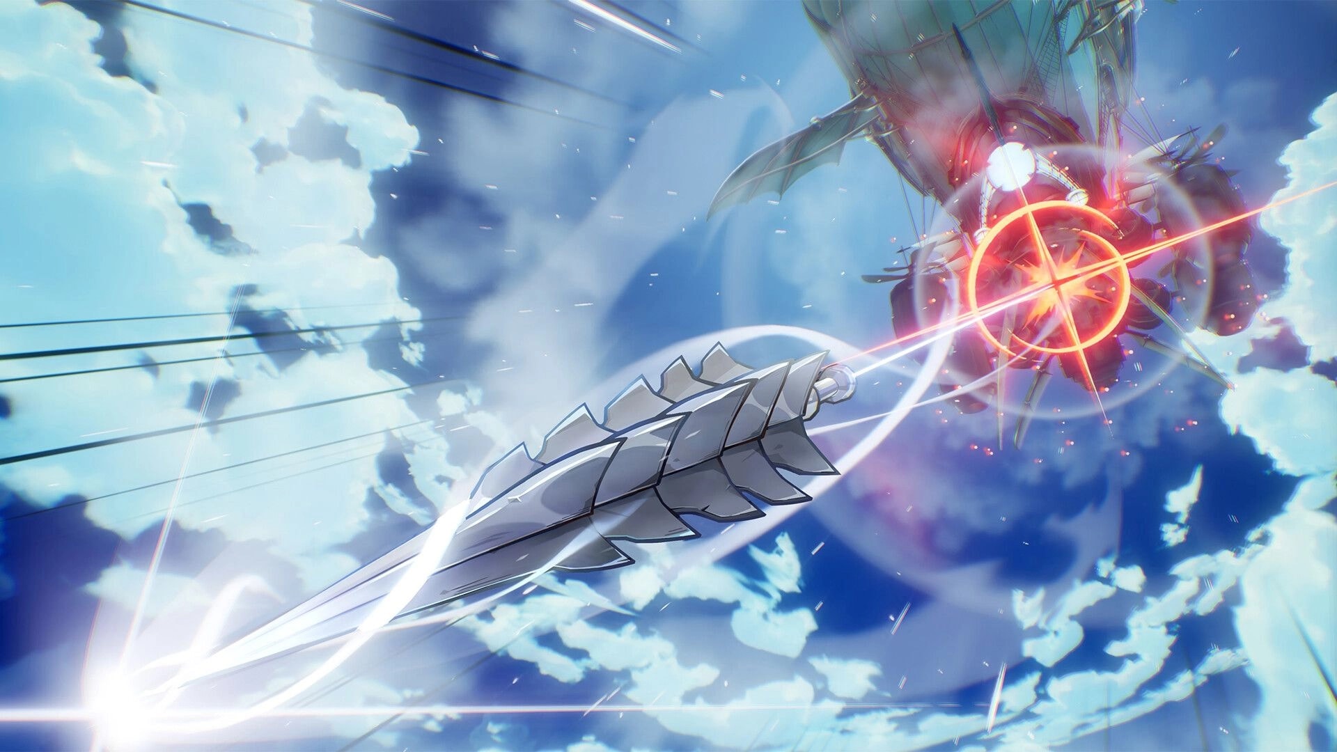 LIMIT ZERO BREAKERS: Airship battle with giant spear attack in the skies over Seraphia's floating islands