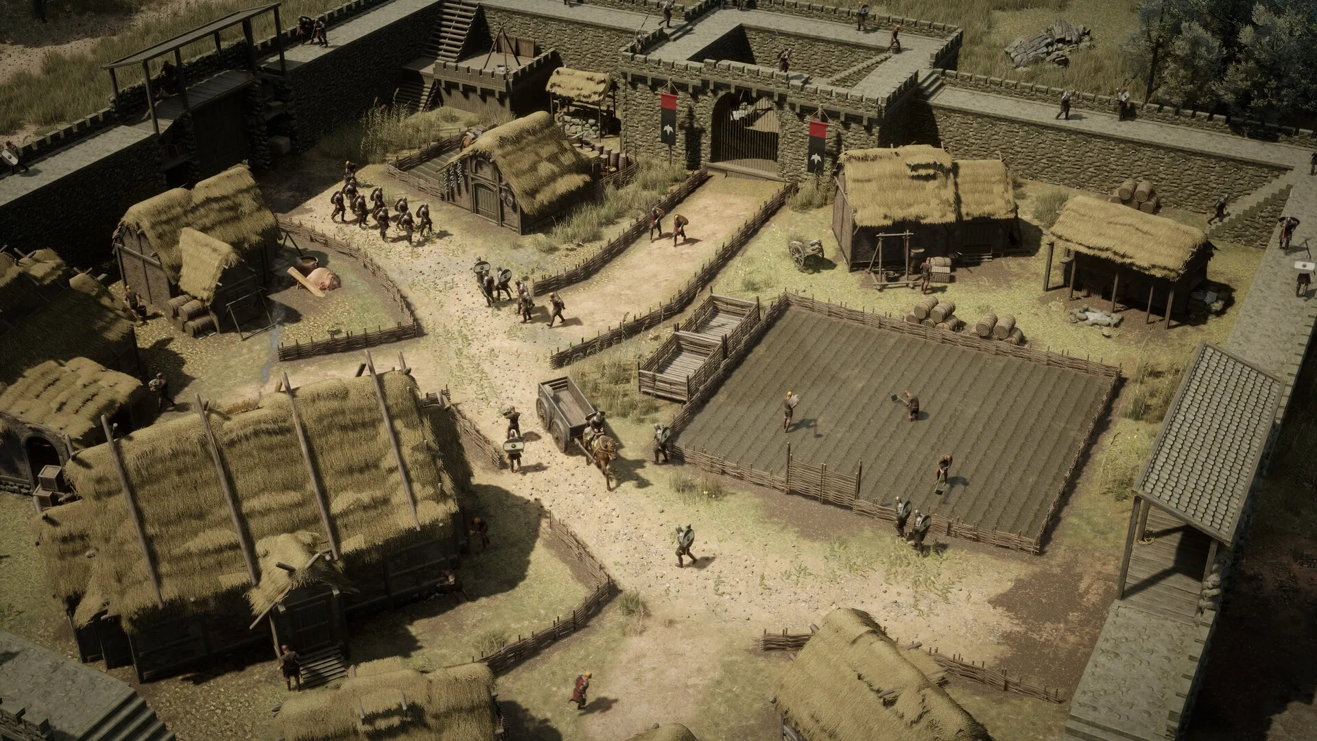 Anvil Empires: Screenshot showing game interface and gameplay elements