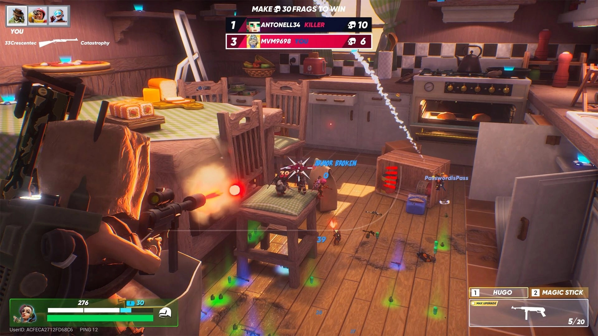 BULLET YEETERS: Intense kitchen firefight with tiny agents and explosives amidst giant furniture
