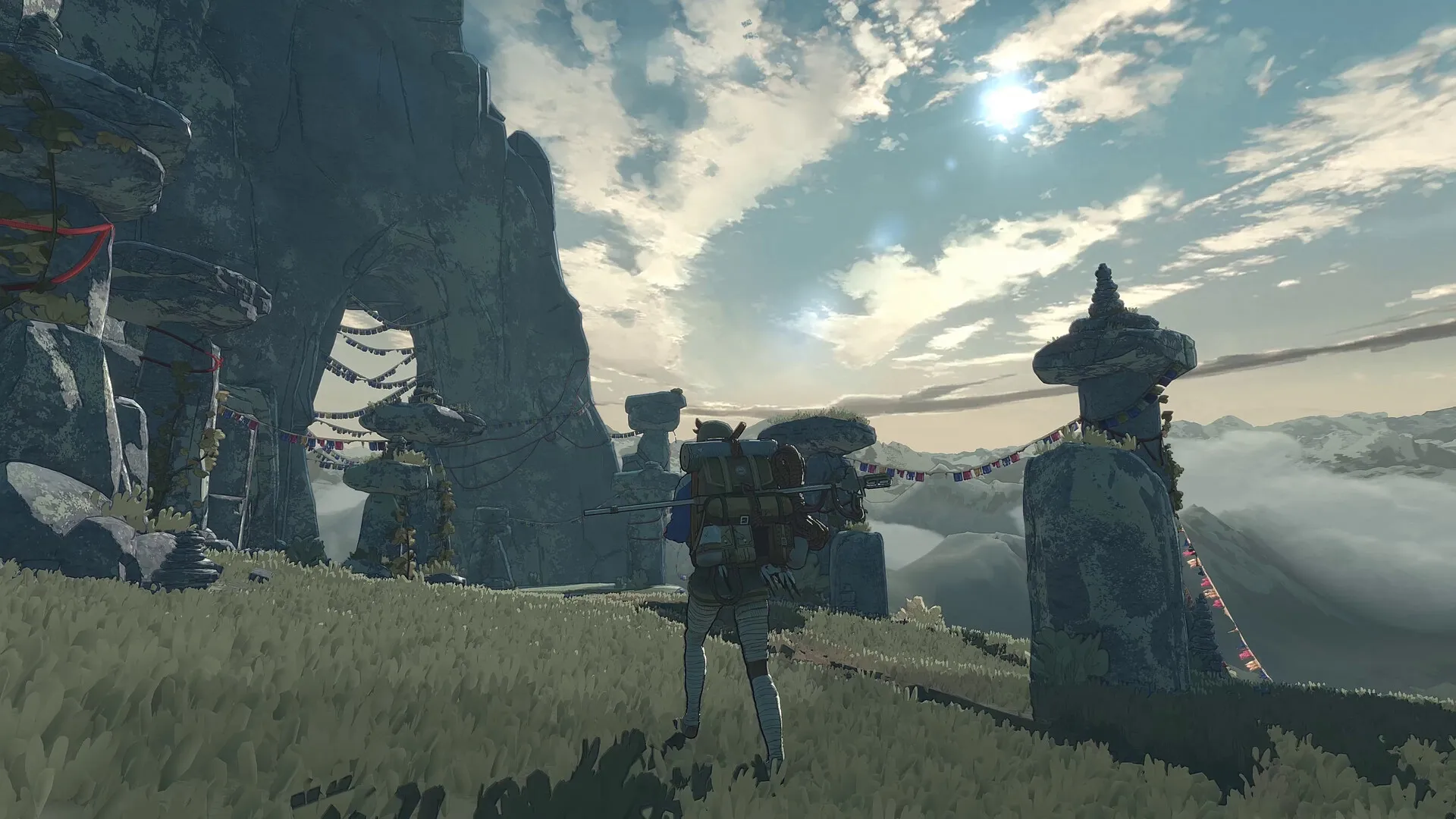 Cairn: Screenshot showing game interface and gameplay elements