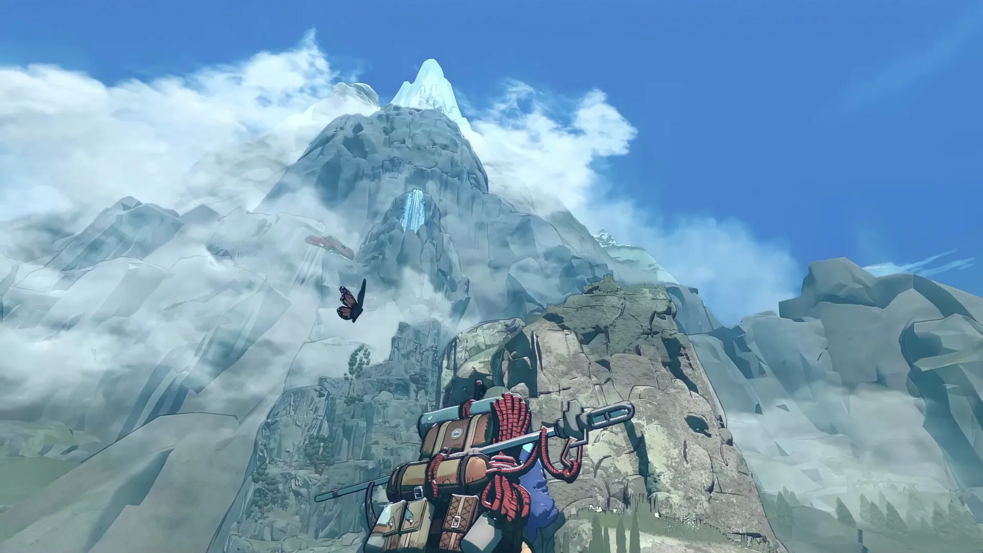 Cairn: Screenshot showing game interface and gameplay elements