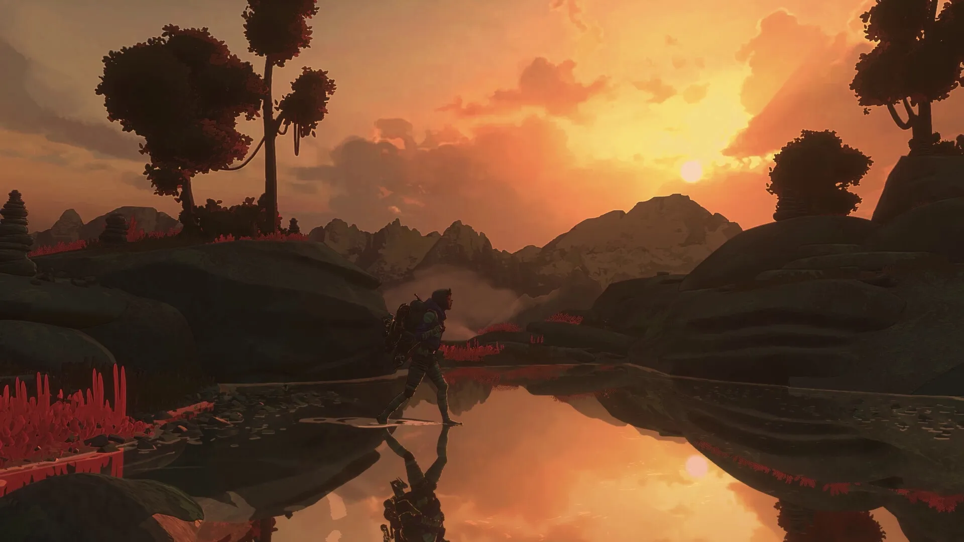 Cairn: Screenshot showing game interface and gameplay elements