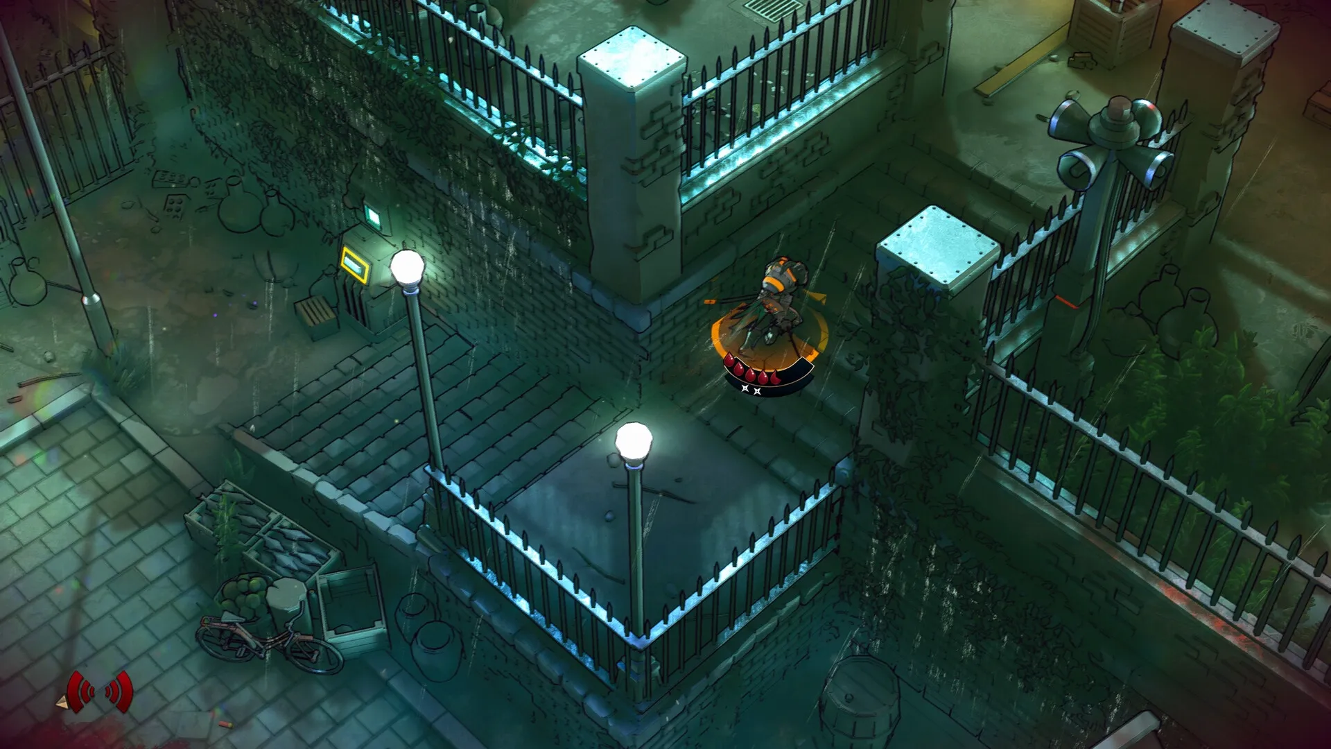 Cursed Blood: Screenshot showing game interface and gameplay elements