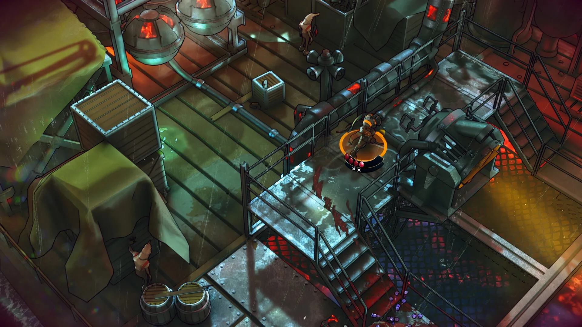 Cursed Blood: Screenshot showing game interface and gameplay elements