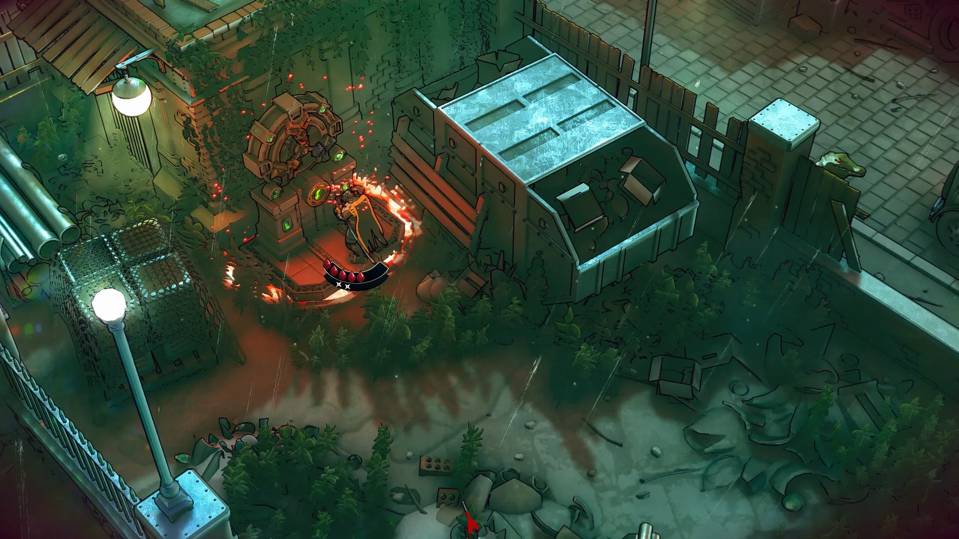 Cursed Blood: Screenshot showing game interface and gameplay elements